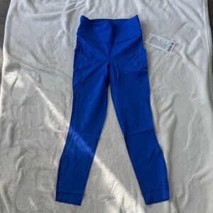 lululemon athletica Fast and Free Leggings 25” - Size 6, Cerulean Blue